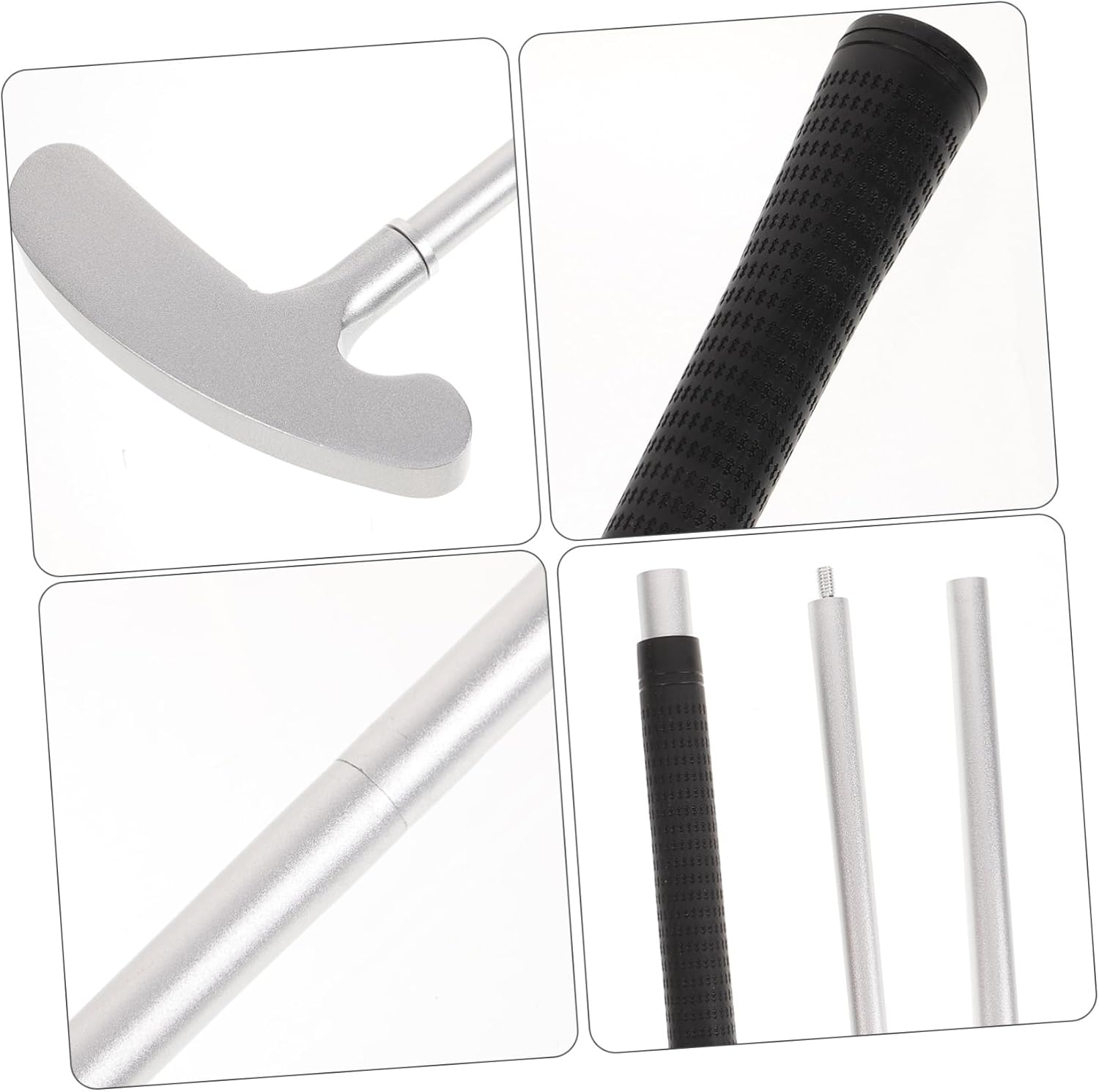 Wear-Resistant Golf Training Balls with Reusable Practice Putter for Backyard and Indoor Practice for Golf Enthusiasts and Beginners