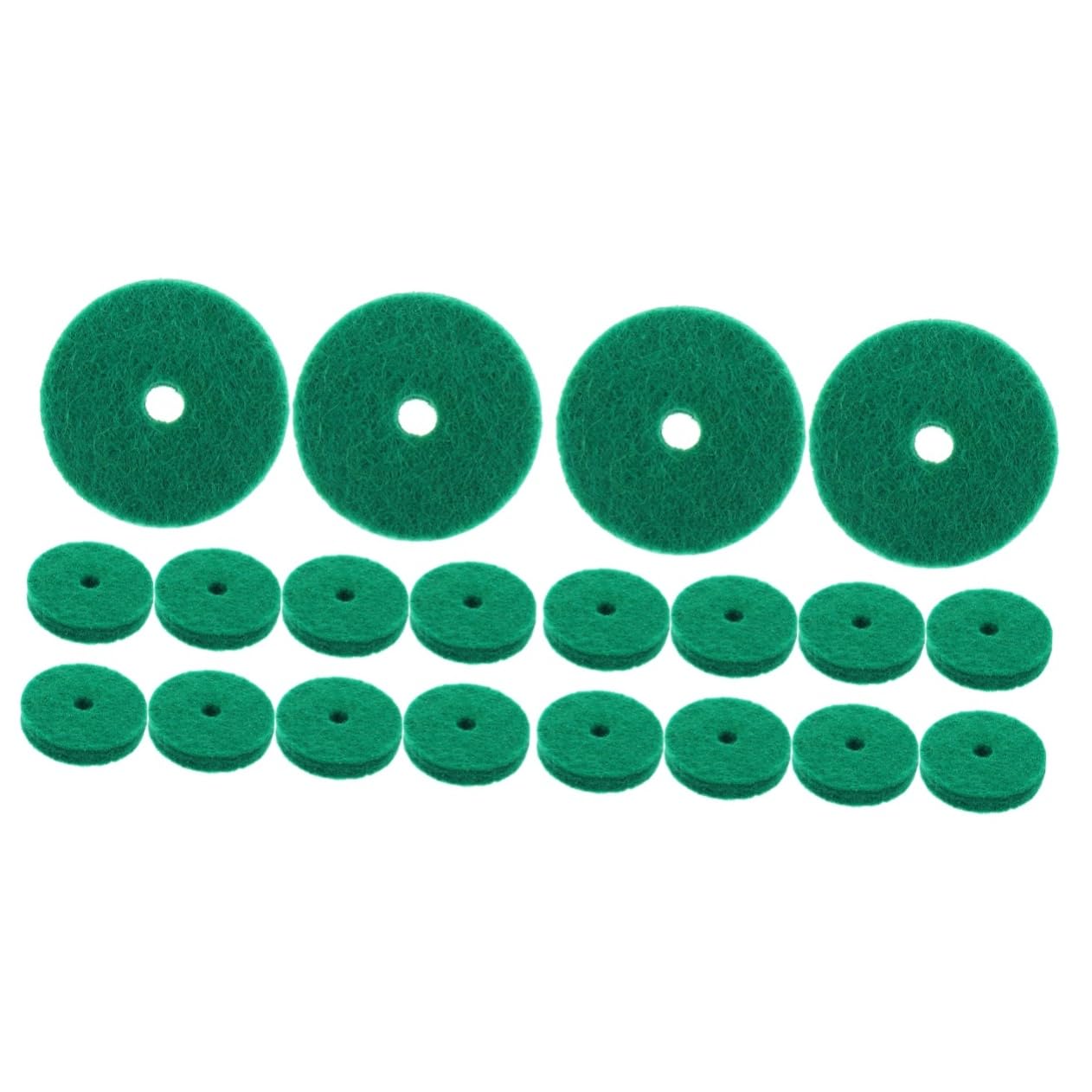 Abaodam 2sets Felt Piano Washers Keyboard Felt Pads for Piano 2 Part Balance Tool 90pcs*2