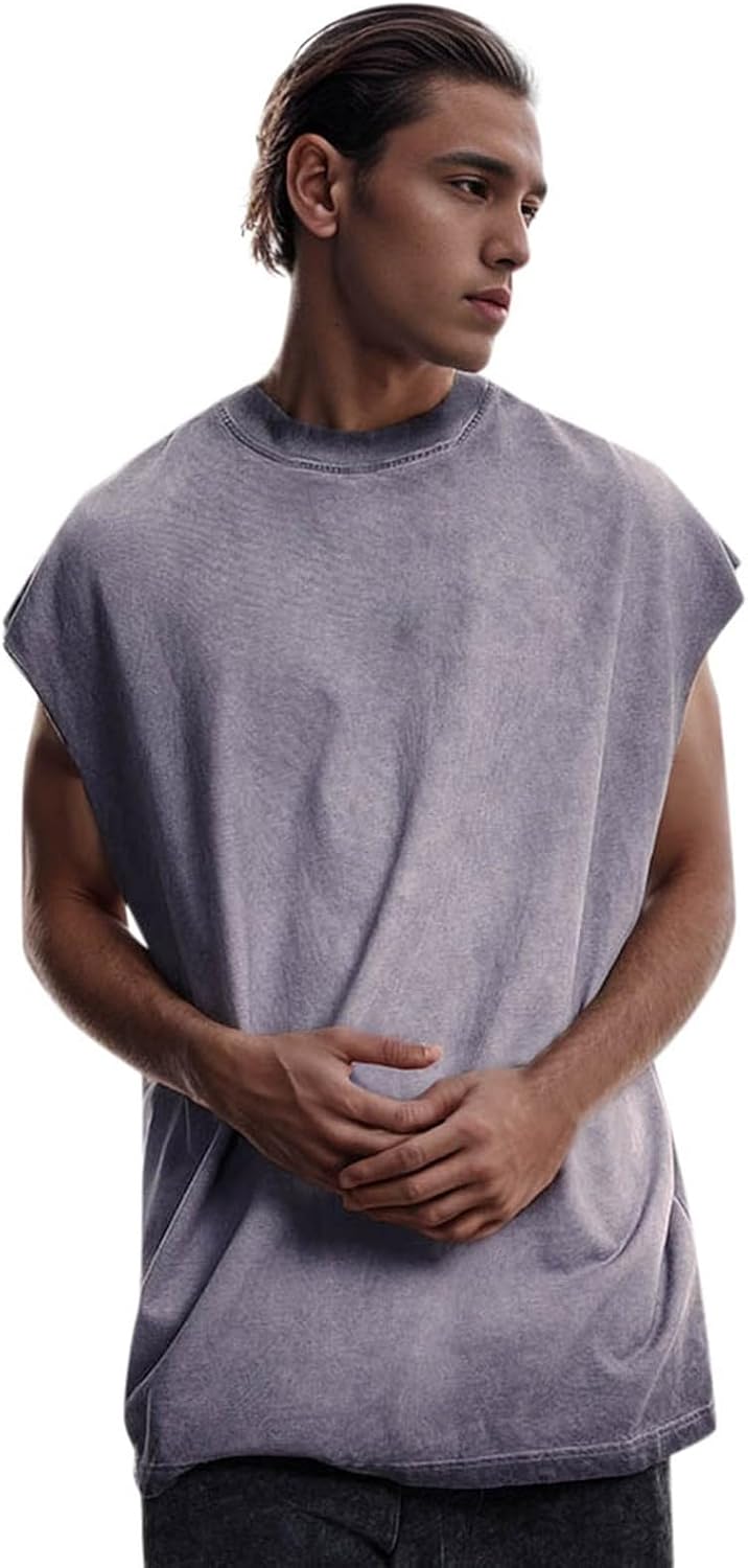 Men's Tank Tops Summer Sports Retro Vest for Fitness Basketball Travel Exercise Apparel