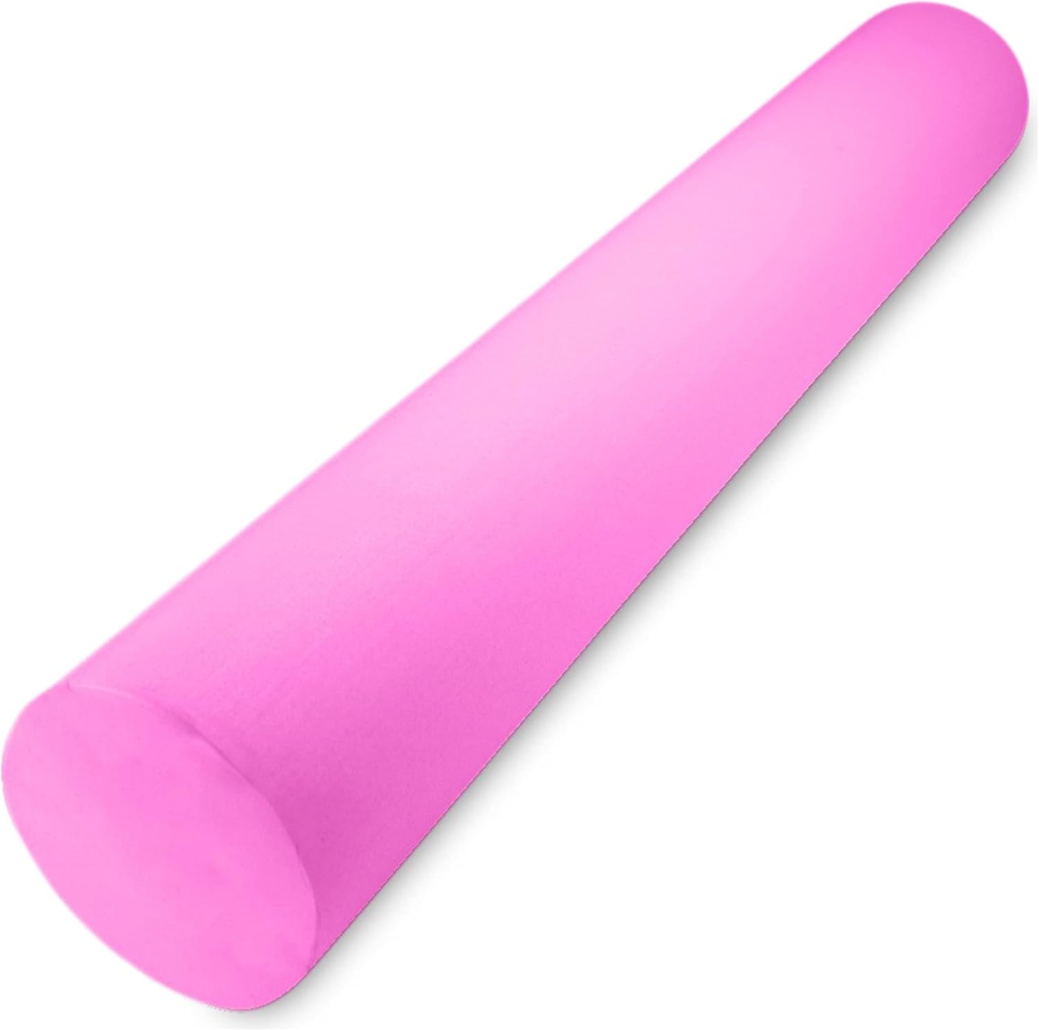 Crown Sporting Goods 36" x 6" Premium EVA Foam Roller – Firm, Dense, and Shape-Restoring (Pink)