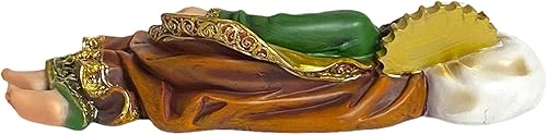 Miniatura 2 de GCK Estatua de San José de 12 pulgadas para dormir, estatua religiosa católica de Santo San José Dormido Estatua Imagen, multicolor