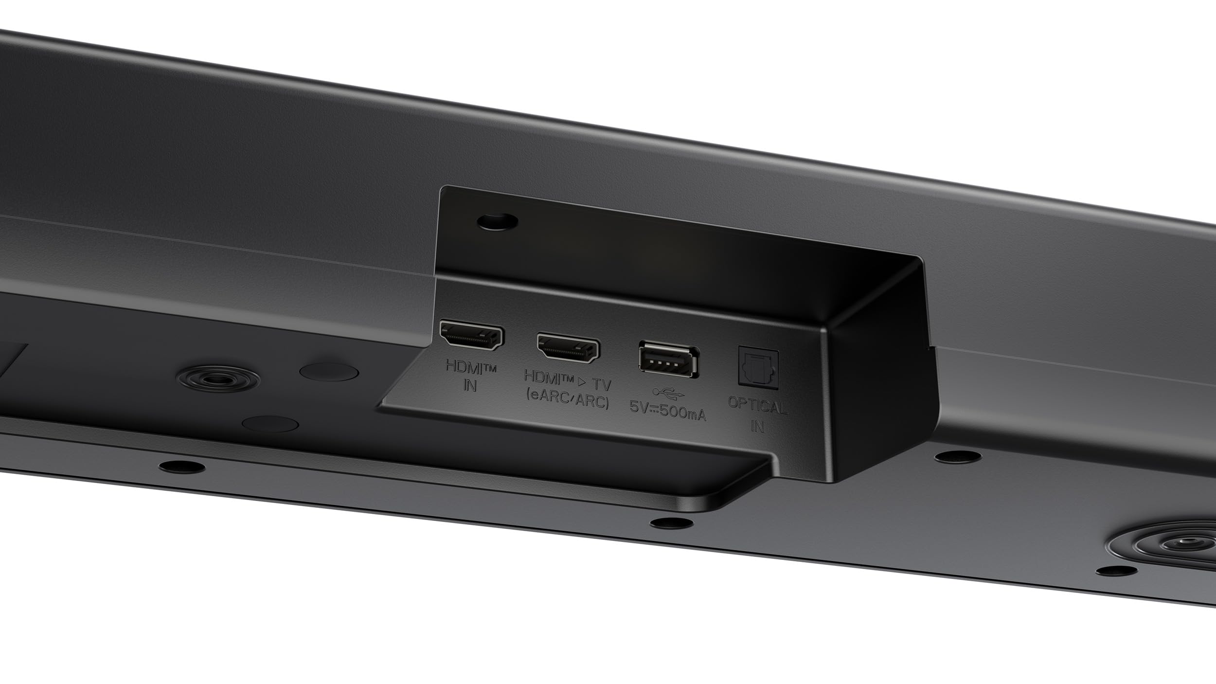 LG DS70TY 3.1.1 Dolby Atmos Soundbar (400W) mit kabellosem Subwoofer (eARC, HDMI, Optisch, Bluetooth) [2024], Schwarz