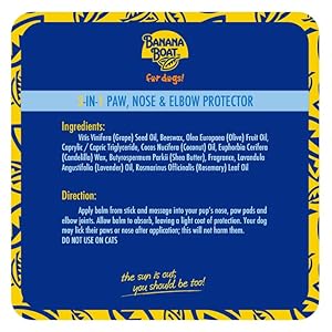 Banana boat 3 pack bundle dog sunscreen spray dog wipes paw balm  spf 50 sun protector spray for dogs dog grooming wipes 3 in 1 soother moisturizer and protector for the dog nose paw and elbow   cucciolini doodles