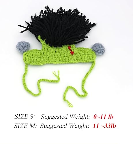 Miniatura 2 de Sphynx Sombrero de gato sin pelo, estilo punk, divertido gorro de punto de rock 'n' roll, lindo gato y perro pequeño, accesorios para Halloween,