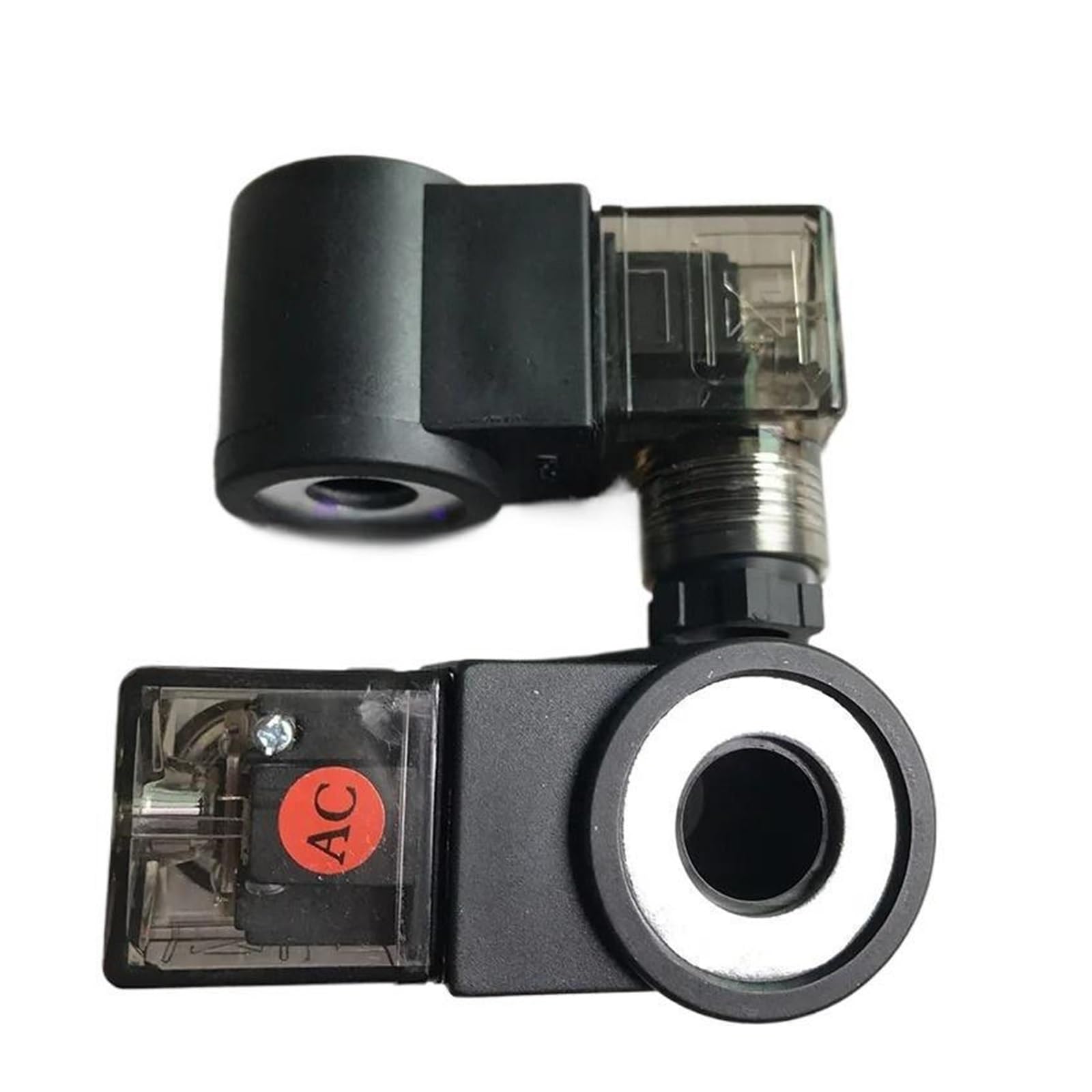 RCGKNNMUZ 1PCS Threaded cartridge valve coil inner hole 13mm height 37mm AC220V DC24V hydraulic solenoid valve coil
