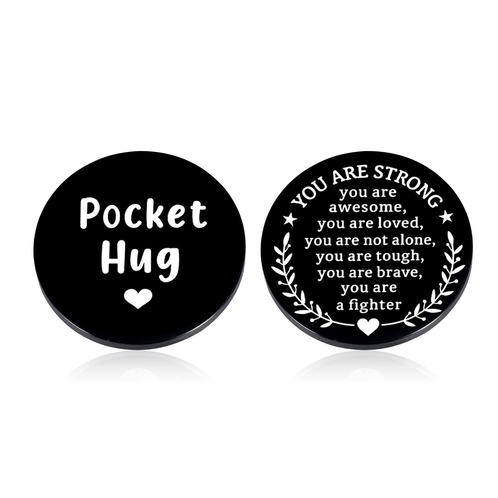 GGOJAGST for Women Men Get Well Soon Inspirational Pocket Hug Token After Surgery Survivor Gifts for Female Male Friends BBF Coworkers Leaving Birthday for AA Stress Relief