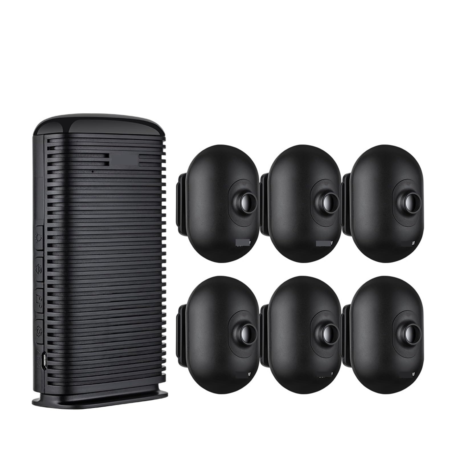 Zewnętrzny Bezprzewodowy Czujnik Ruchu PIR Wodoodporny System Alarmowy Do Domu Na Podczerwień Garaż Podjeździe Alarm Antywłamaniowy Pojazdu Kompletny System Alarmowy(Driveway Alarm Kit4)