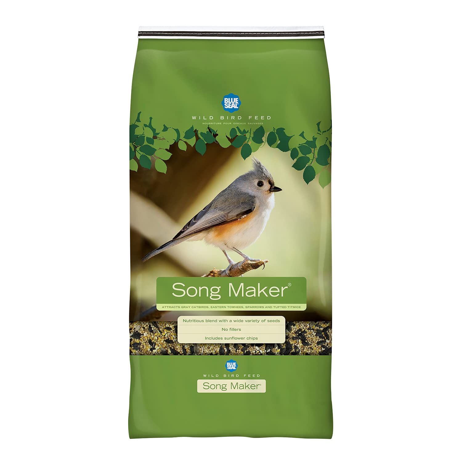 Blue Seal Song Maker Wild Bird Seed | Nutritious Blend, No Fillers, Attracts a Variety of Birds | 8 Pound Bag