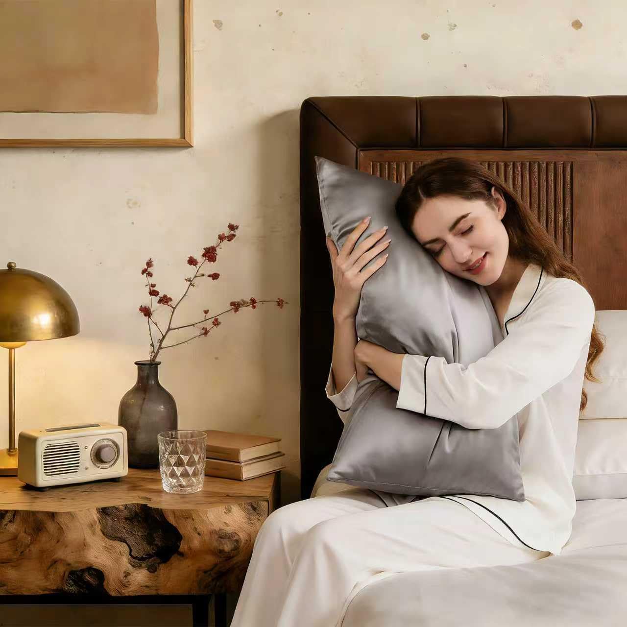 Amazon｜ZIMASILK 100％豪華な25匁クワシルク枕カバー、美肌、美髪と
