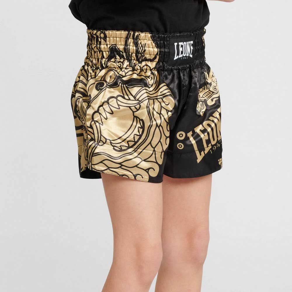 Leone 1947 - Pantaloncini Boxe, Pantaloncini Kick-Thai Jr. Unisex - Bambini e Ragazzi