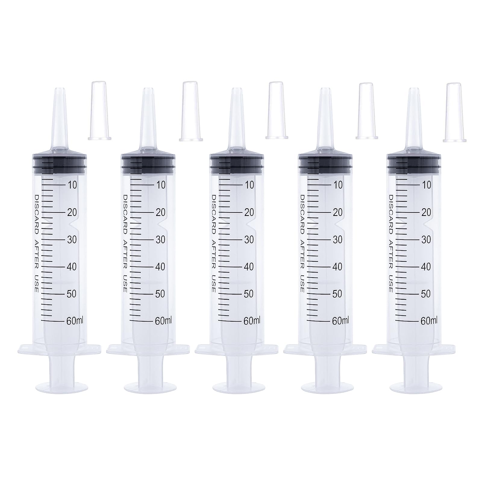 aninako シリンジ 60ML 5個 注射器 ペット 大容量 プラスチック…