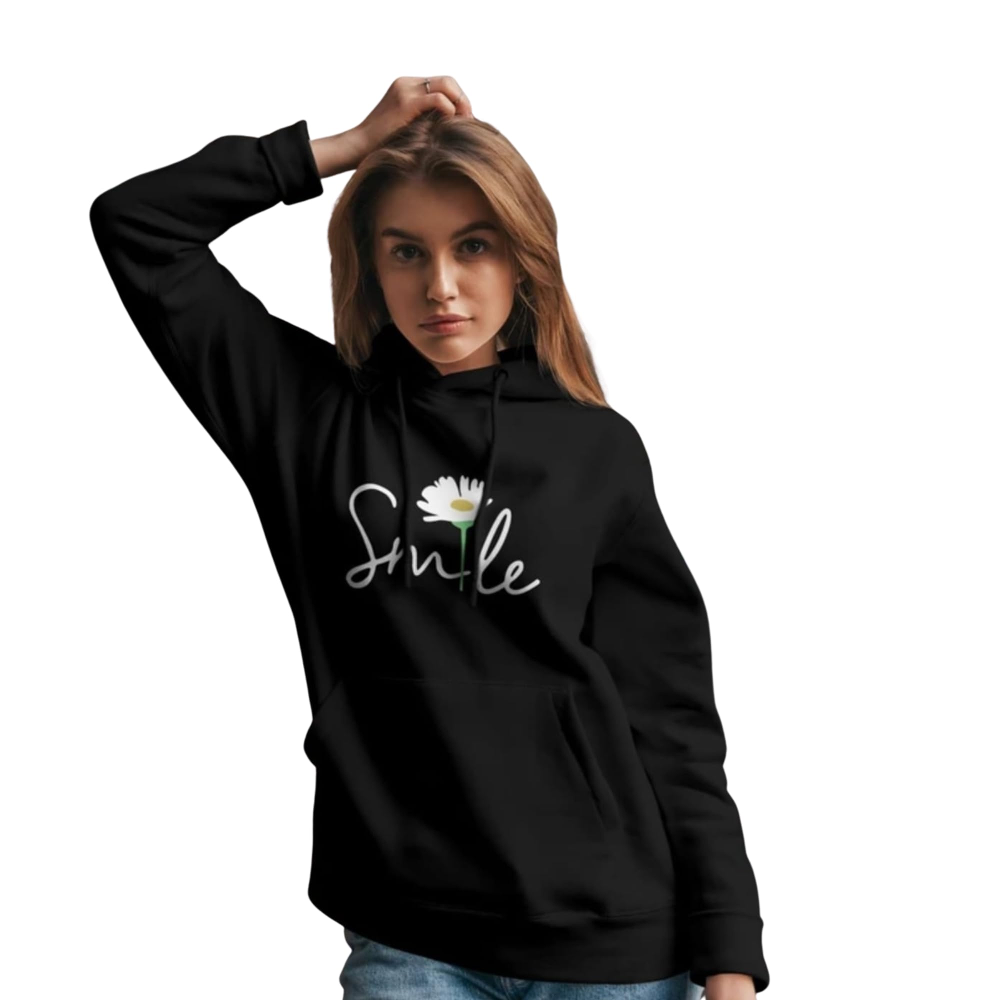 Women Hoodie Sweatshirt Pullover Hooded top Printed Hoodie Winter wear Girls Sweatshirt Casual Hoodie Cotton Blend Ladies Hooded Sweatshirt-image-46