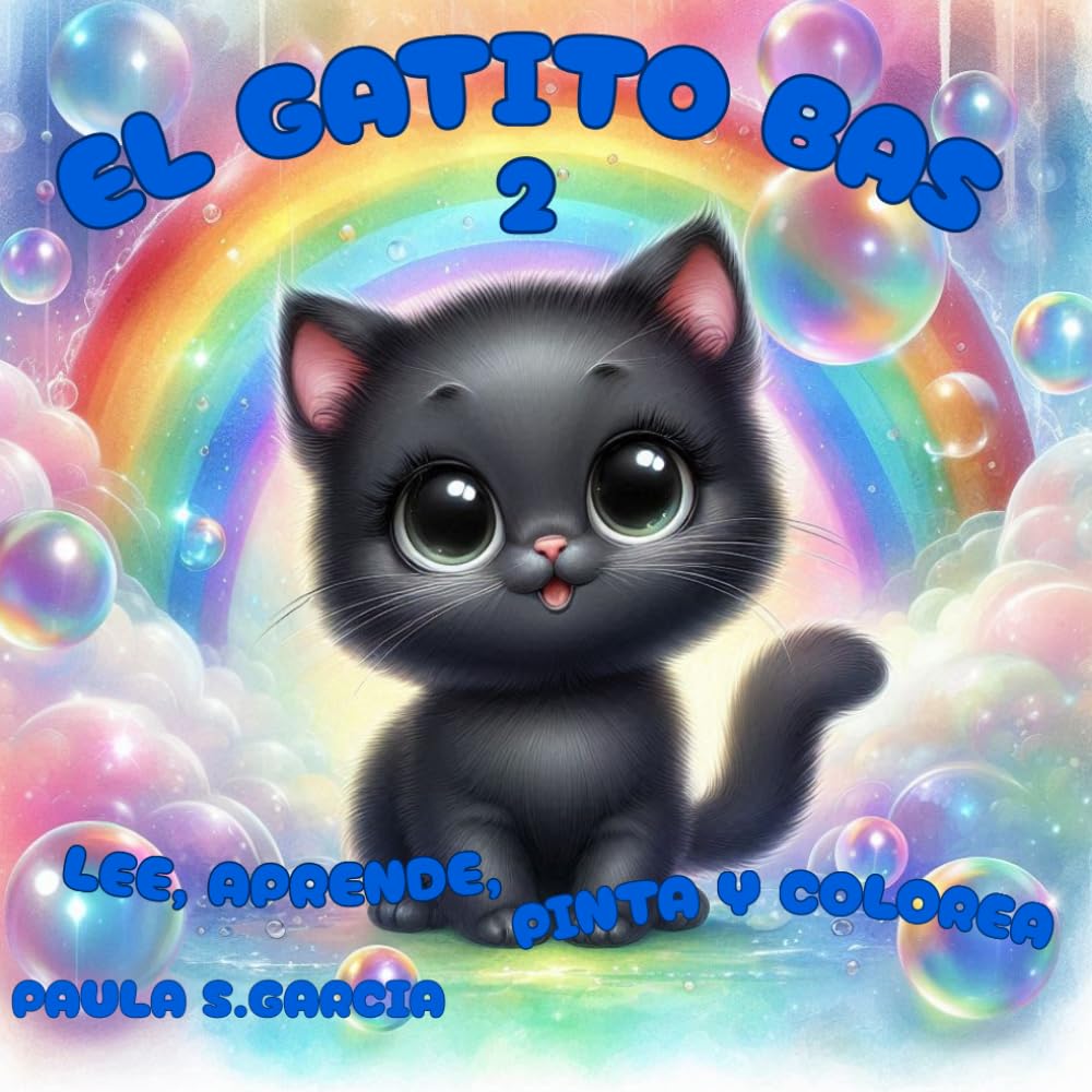 El gatito Bas 2.: Lee, aprende, pinta y colorea