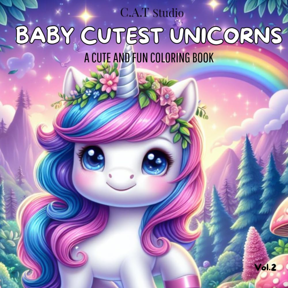 Baby Cutest Unicorns vol2 (Cutest Baby Unicorns)