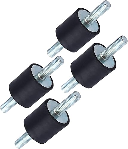 Miniatura 9 de Soportes aisladores de goma M6, paquete de 4 amortiguadores de bomba de compresor de aire M6, aislador antivibración, soportes de bobinas de goma,