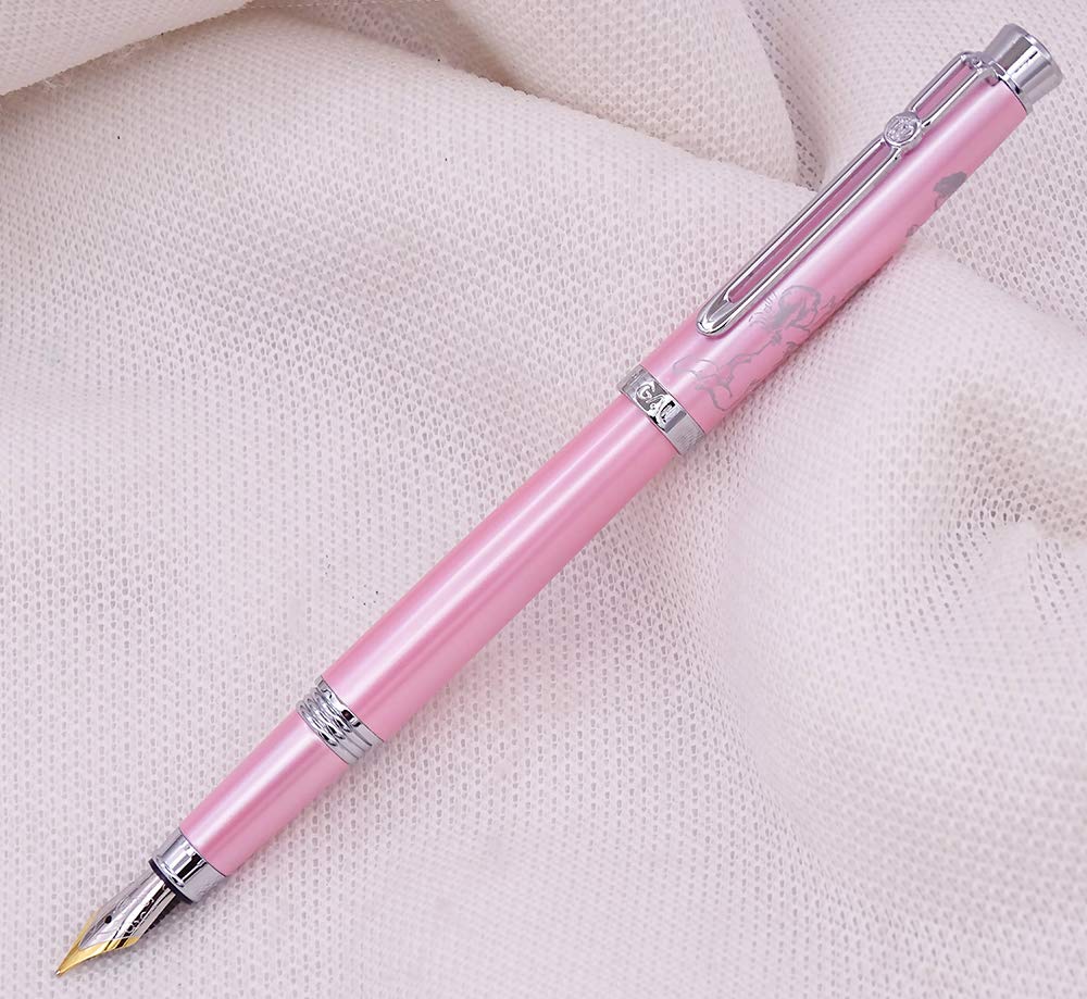 Amazon | Regal Cupido 万年筆 ピンクカラー シルバートリム ソリッド