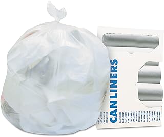 Heritage Z6640VNR01 High-Density Coreless Can Liners, 33 gal, 16 mic, 33 x 40, Natural, 250/Carton