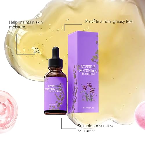 Miniatura 4 de 3 piezas de suero de piel Cyperus Rotundus, aceite de Cyperus Rotundus para depilación, aceite corporal hidratante orgánico natural, calmante,