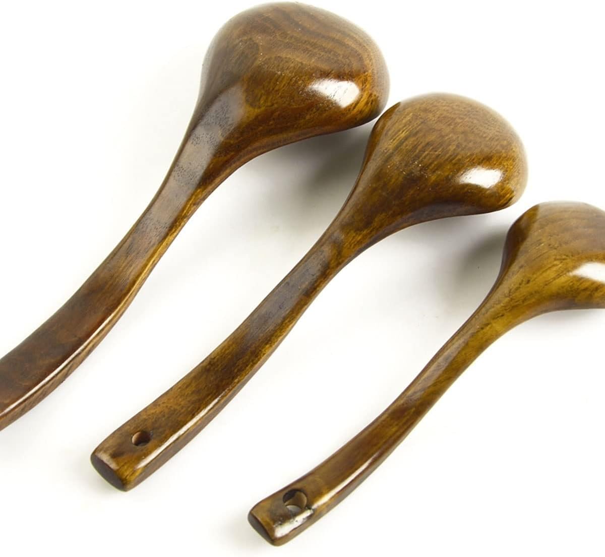 Cooking Spoons Spatulas 5 Pieces Wood Kitchen Utensils Sets Cooking Tool & Gadget Sets