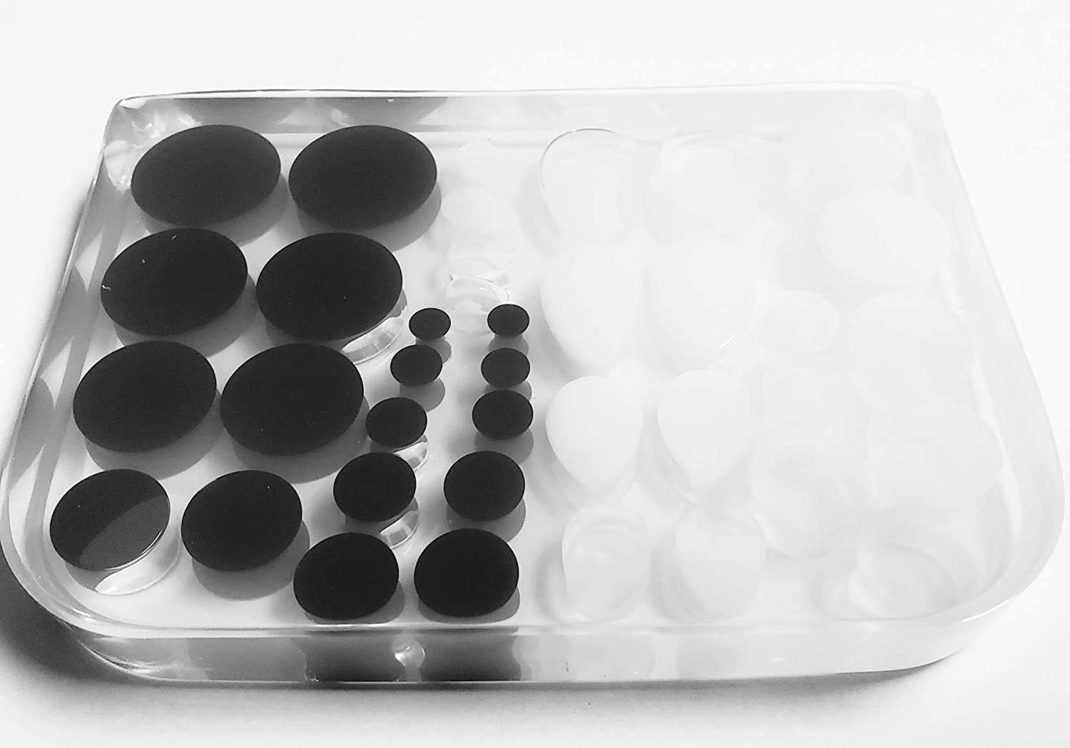 AlenkaD. Ear Stretching Silicone Mold Epoxy Resin Make Ear Plug Gauges, 3in1, Size 4mm-20mm, Double Flare, Teardrop Single Flare,