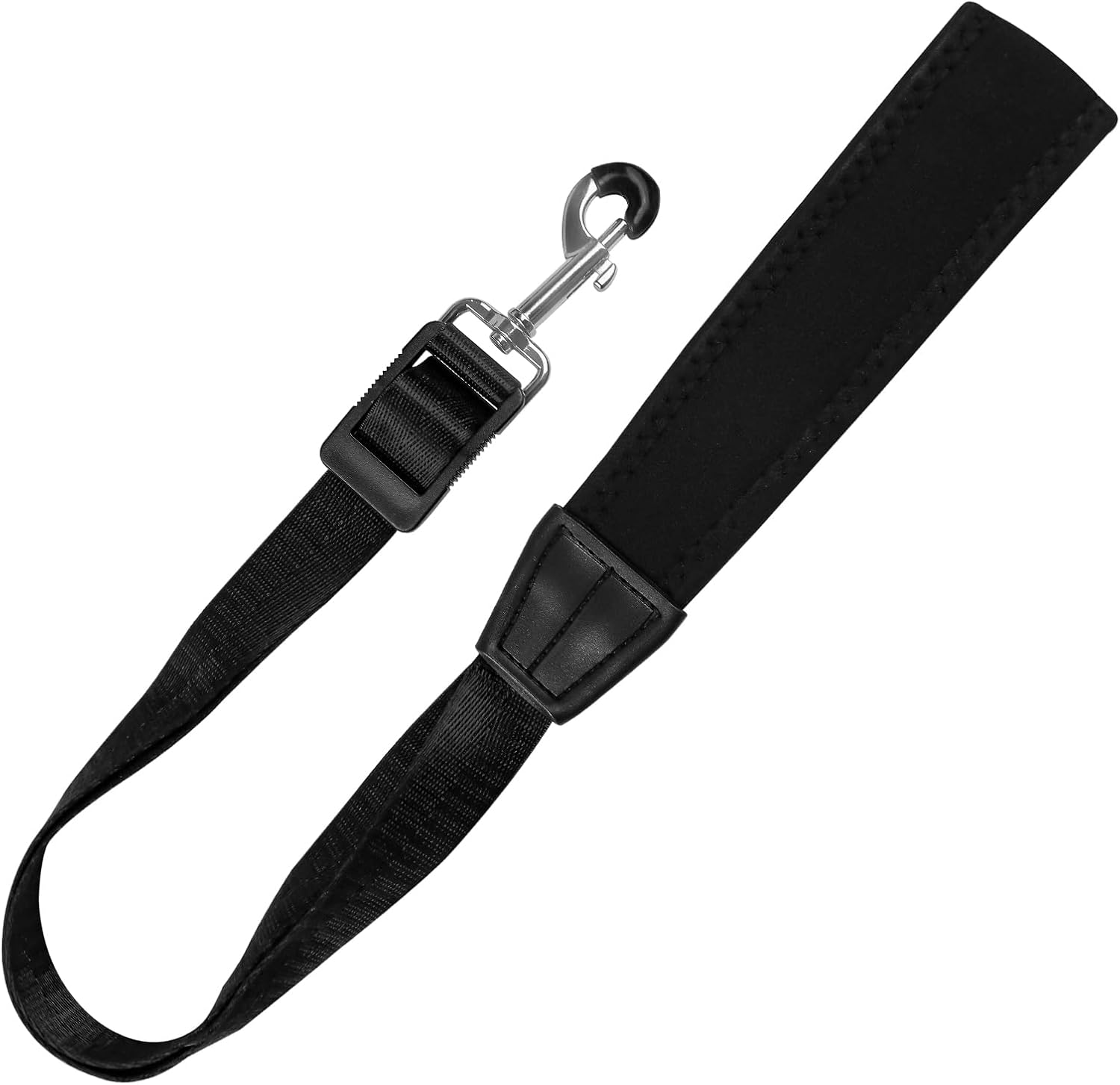 KUWAN Saxophone Neck Strap Soft Sax Leather strap Padded for Alto Sax Tenor | This padded saxophone neck strap works for alto sax baritone soprano sax clarinet, bass clarinet and horn musical instruments