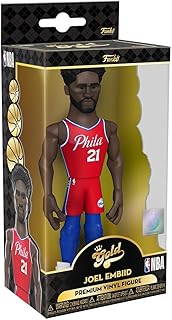 Funko Pop! Gold NBA: Sixers - Joel Embiid 5" with Chase (Styles May Vary)