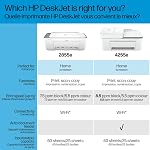 HP DeskJet 4255e Wireless All-in-One Colour Inkjet Printer, Scanner, Copier, Best for Home, 3 Months of Ink Included (588S6A)