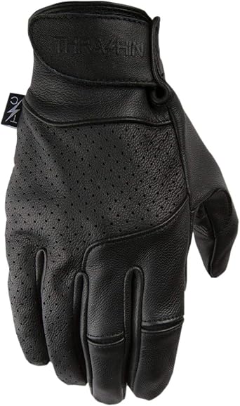 Thrashin Supply Siege Mens Leather Gloves Black LG