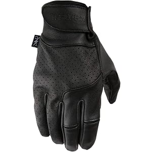 Thrashin Supply Siege Mens Leather Gloves Black LG