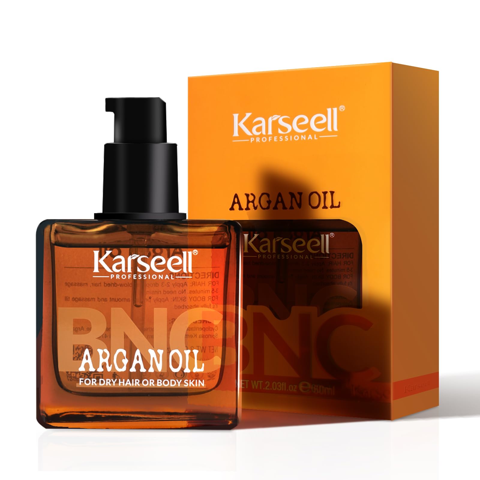 Karseell BNC Argan Oil Hair Treatment Leave-In, 2.03floz