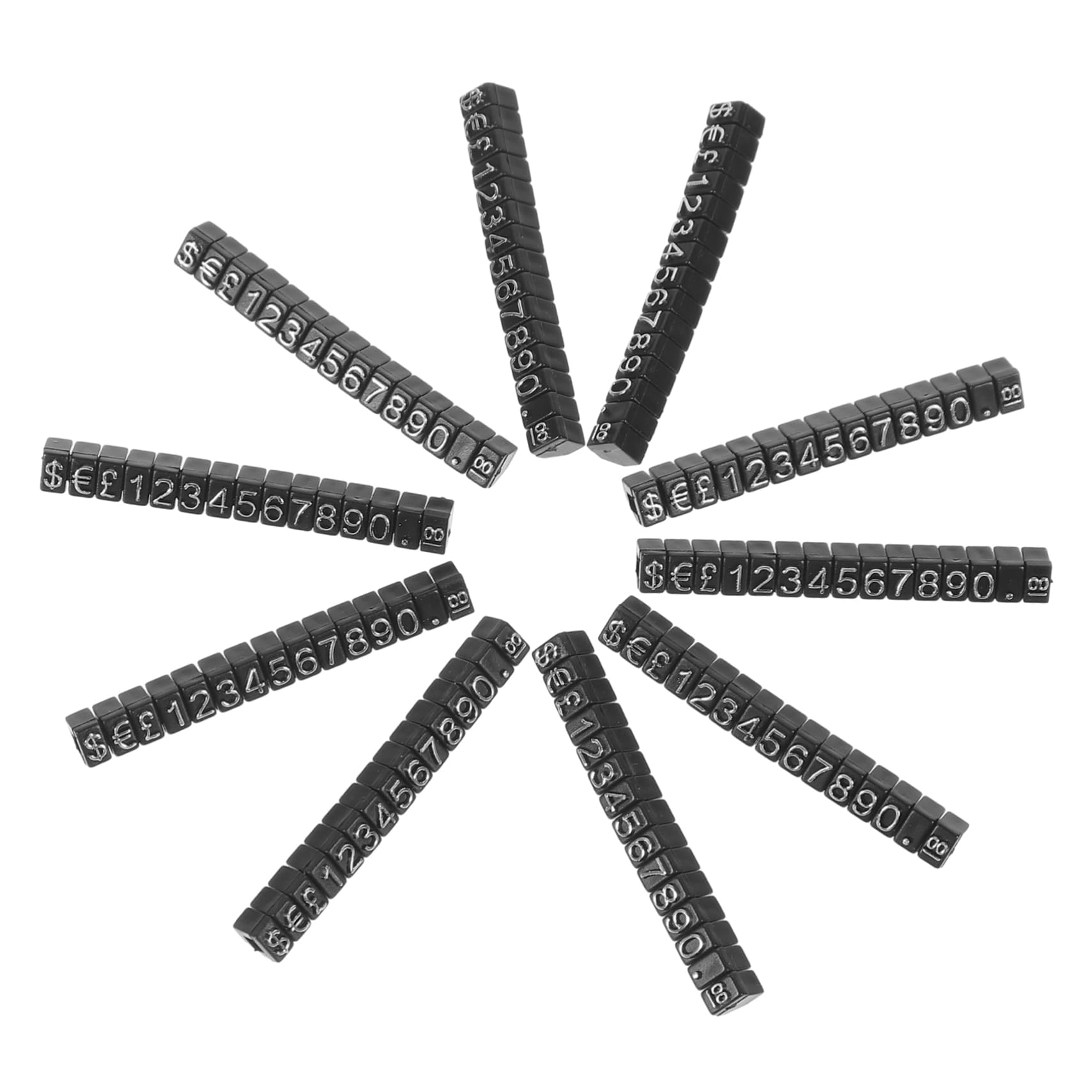 Lurrose Sets Lightweight Display Cube Small Tags Stand for Retail Shops Jewelry Shopping Centers