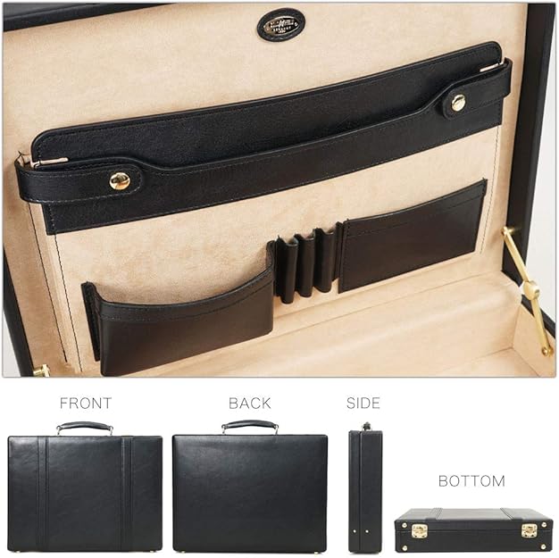 Amazon.co.jp: [ゴールドファイル] アタッシュケース 革 XOFORD 日本製