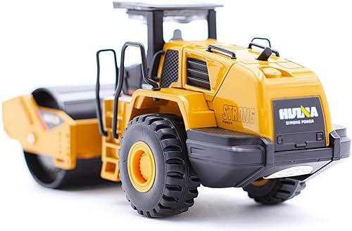 Miniatura 7 de Juguete de rodillo grande de metal a escala 160, juguete modelo de vehículos de construcción de metal, juguetes de coche de caja de arena al aire