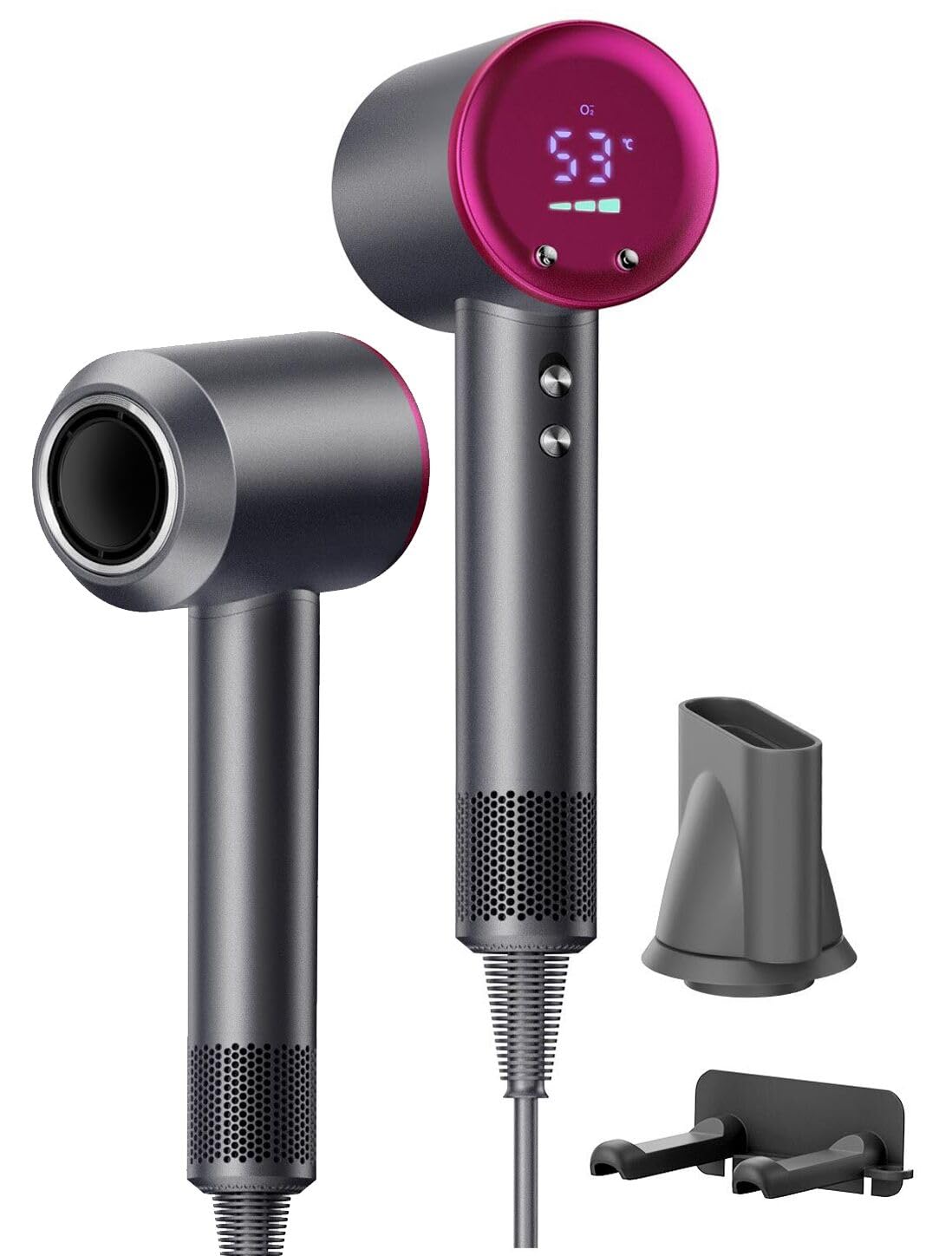 Amazon | ドライヤー 大風量 【2026超高速&大風量モデル 風温可視化