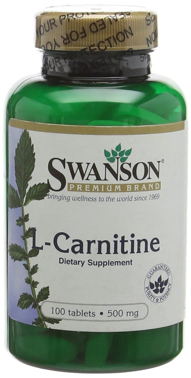 Swanson L Carnitine 500mg 100 Tablets