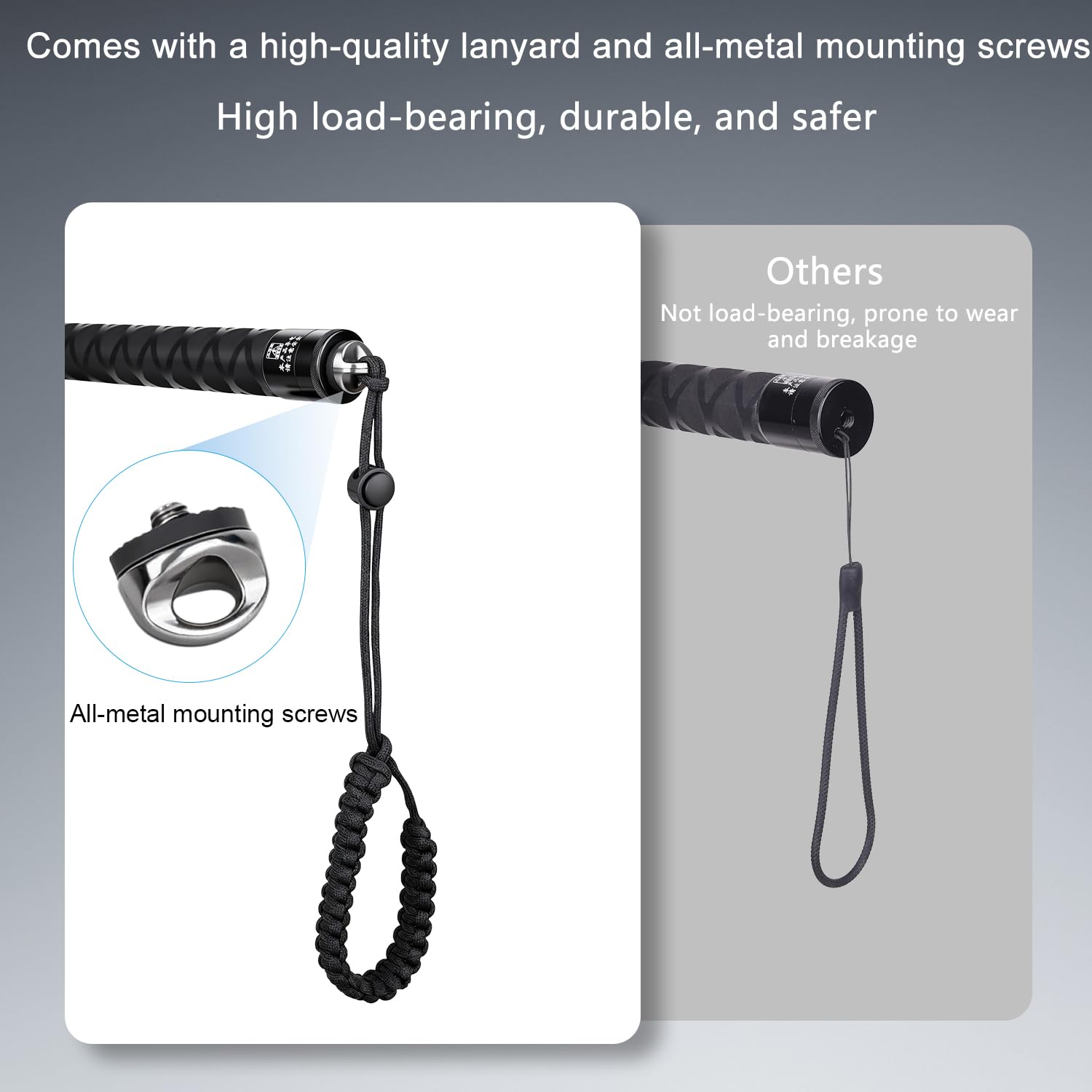 ARTCISE Bastone per selfie lungo in fibra di carbonio, 300 cm, asta di estensione per selfie monopiede per GoPro Hero per DJI Osmo Action per Osmo Pocket per Insta360 per fotocamera