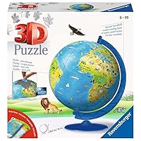 Ravensburger Spieleverlag- Kindererde Mappamondo per Bambini in Lingua Tedesca