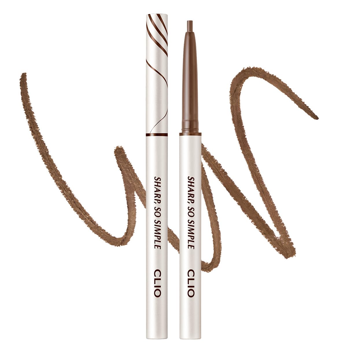 CLIO Sharp So Simple Waterproof Pencil Liner, 2mm Ultra Slim Precision Tip, Smooth Tug Glide, Smudge Resistant Long Wear Formula, Clean Eye Definition