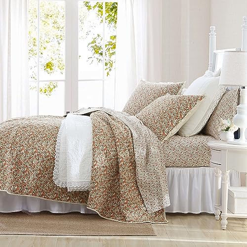Edredón Queen de flores vintage para renovar tu habitación este otoño 8