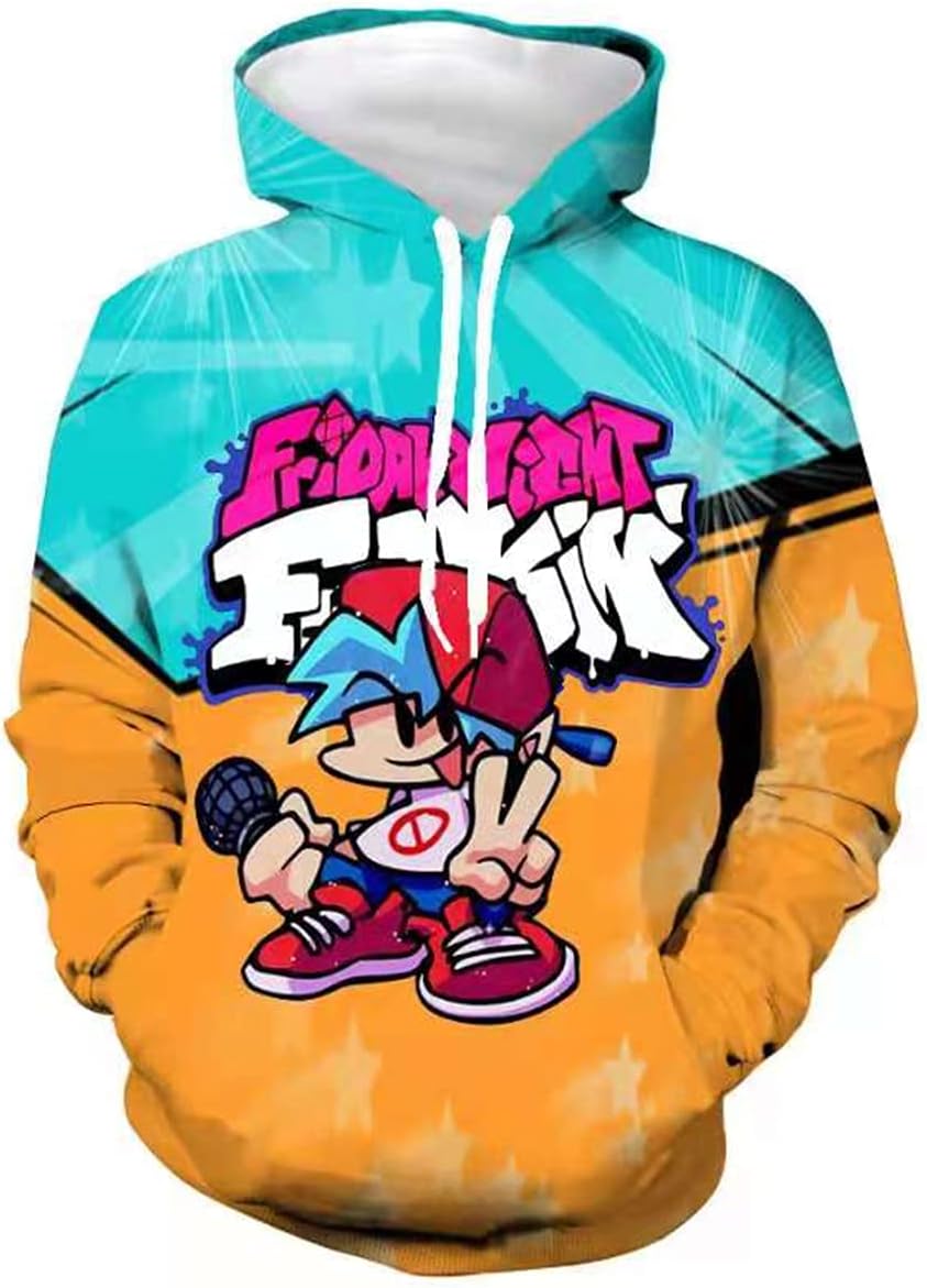 Friday Night 3D Printed Cosplay Hoodie Sweatershirt