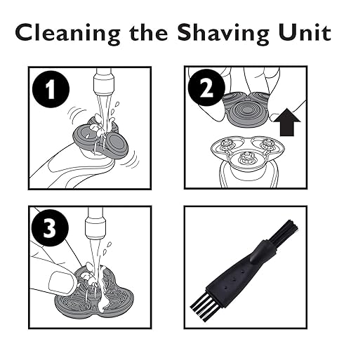 Miniatura 7 de Cabezales de repuesto HQ8 compatibles con afeitadoras Philips y Aquatec, cuchillas de afeitar HQ8 para cabezales PT720 AT880 AT810, cuchillas HQ8