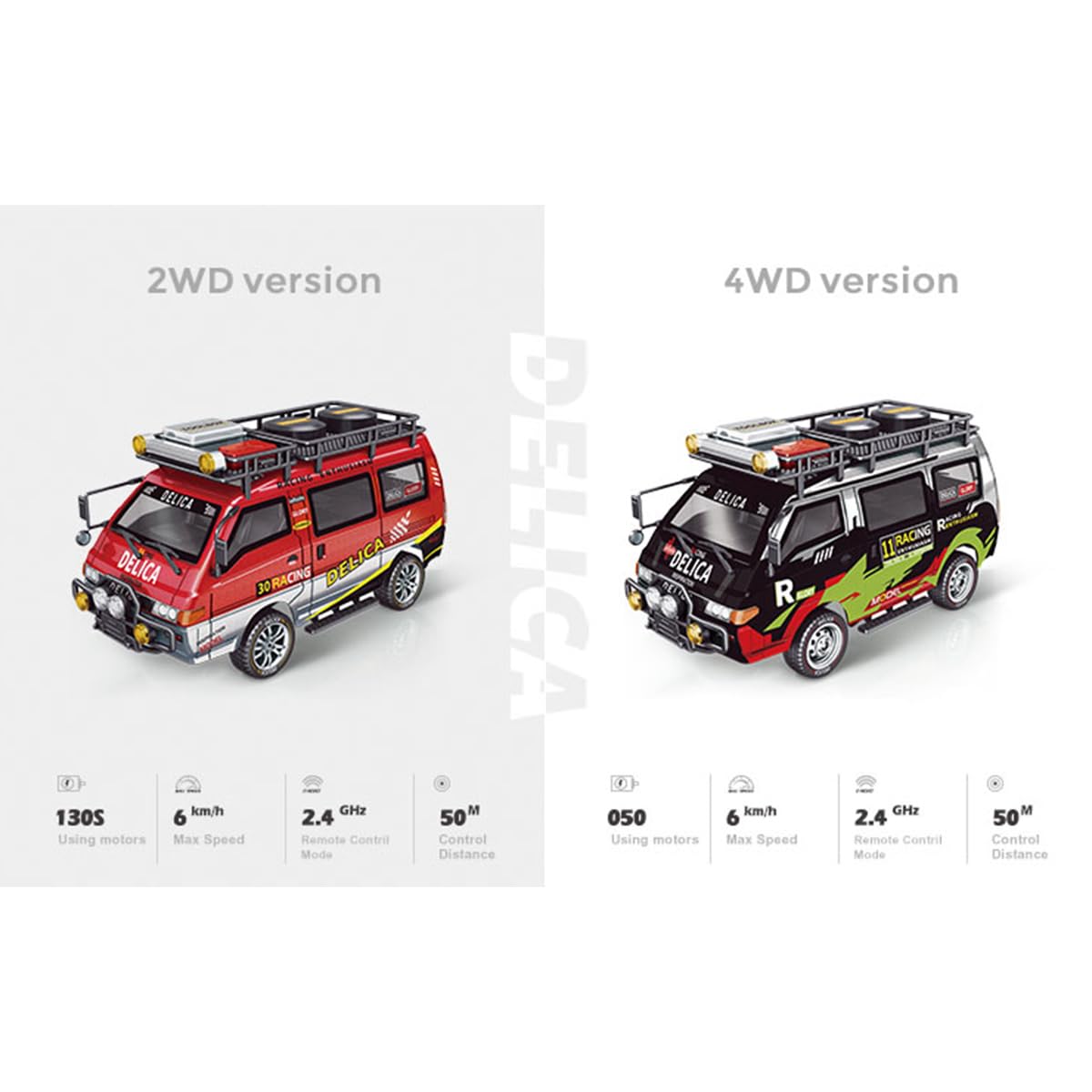 Zdalnie sterowany samochód, 1/24 2,4 GHz 4WD Offroad, w pełni proporcjonalny model ciężarówki RC, samochód dostawczy, ciężarówka, prezent dla dorosłych