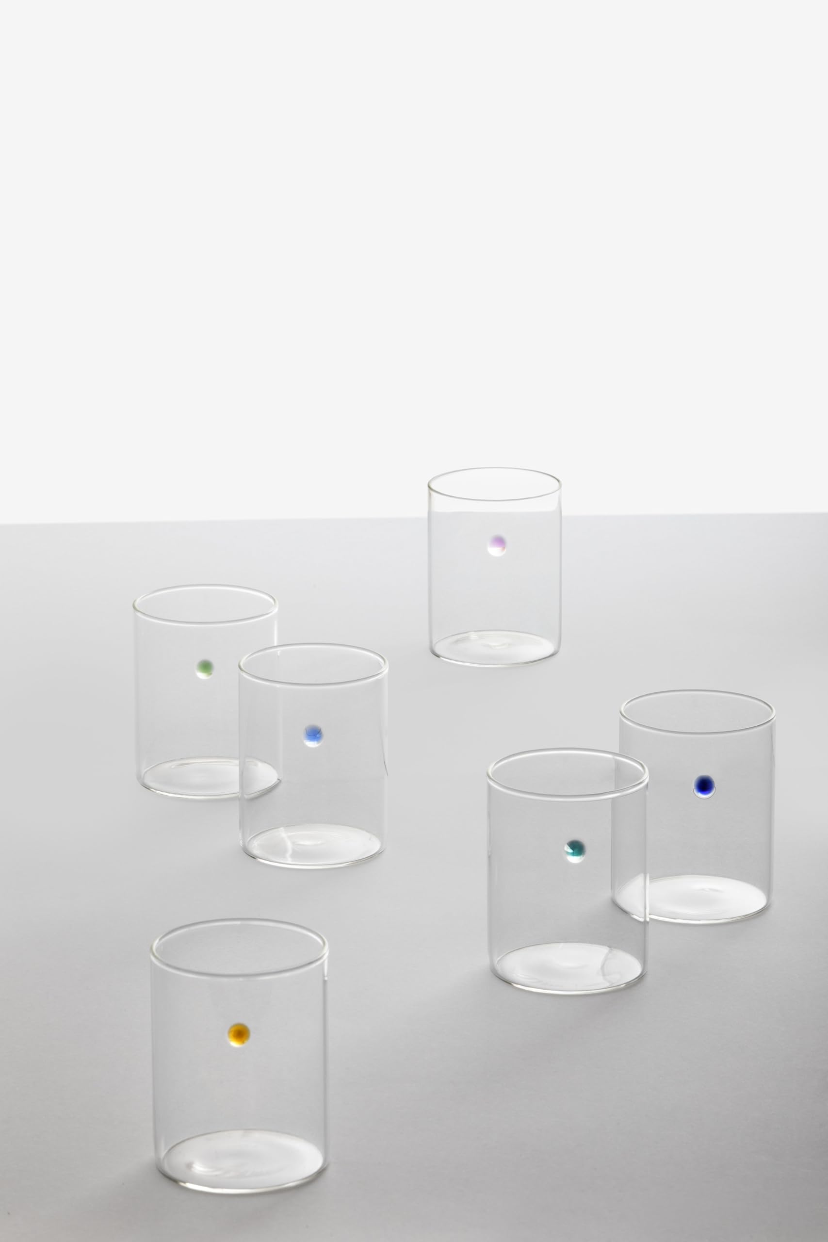 Ichendorf, Glass Milano 0.09350674 - Juego de 6 vasos de agua surtidos, colección Soleils, 30 centímetros
