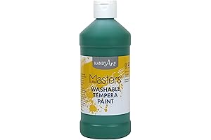 Handy Art Little Masters Green Washable Paint: Perfect for Your Budding Picassos