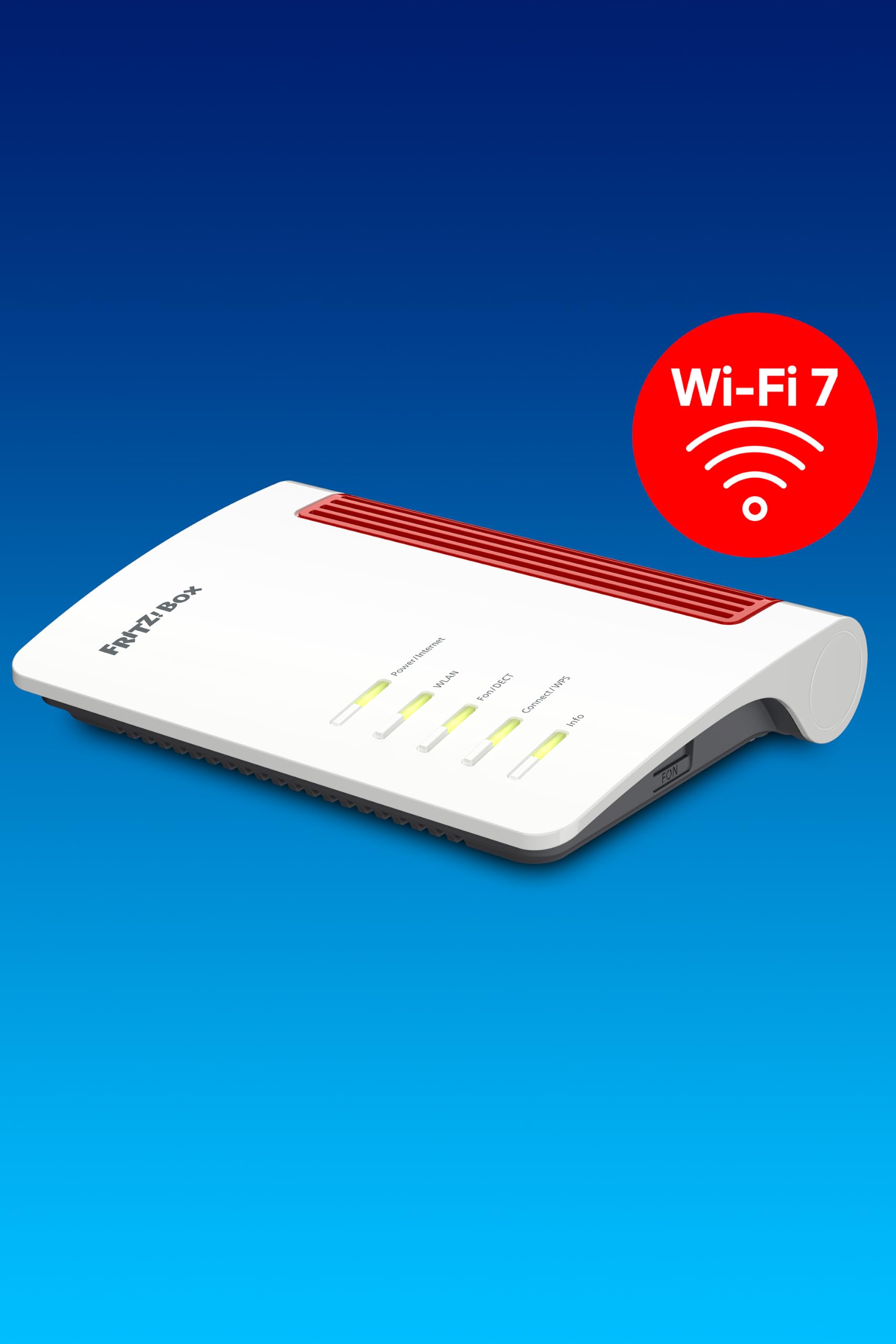 FRITZ! Box 4630 | Modem routera, do użytku z modemami światłowodowymi, kablowymi lub DSL | Wi-Fi 7 | do 3568 Mbit/s | sieć WLAN | Najwyższe standardy bezpieczeństwa | Szybka konfiguracja |