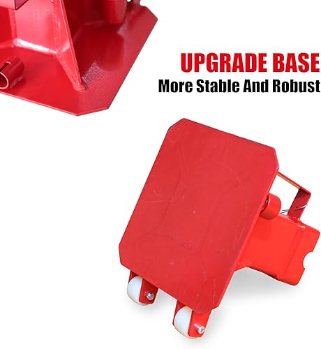 Miniatura 12 de BIG RED ATZ120005R Torin Heavy Duty Pin Type Professional Car Jack Stand con cerradura, capacidad de 12 toneladas (26,400 libras), rojo, 1 par