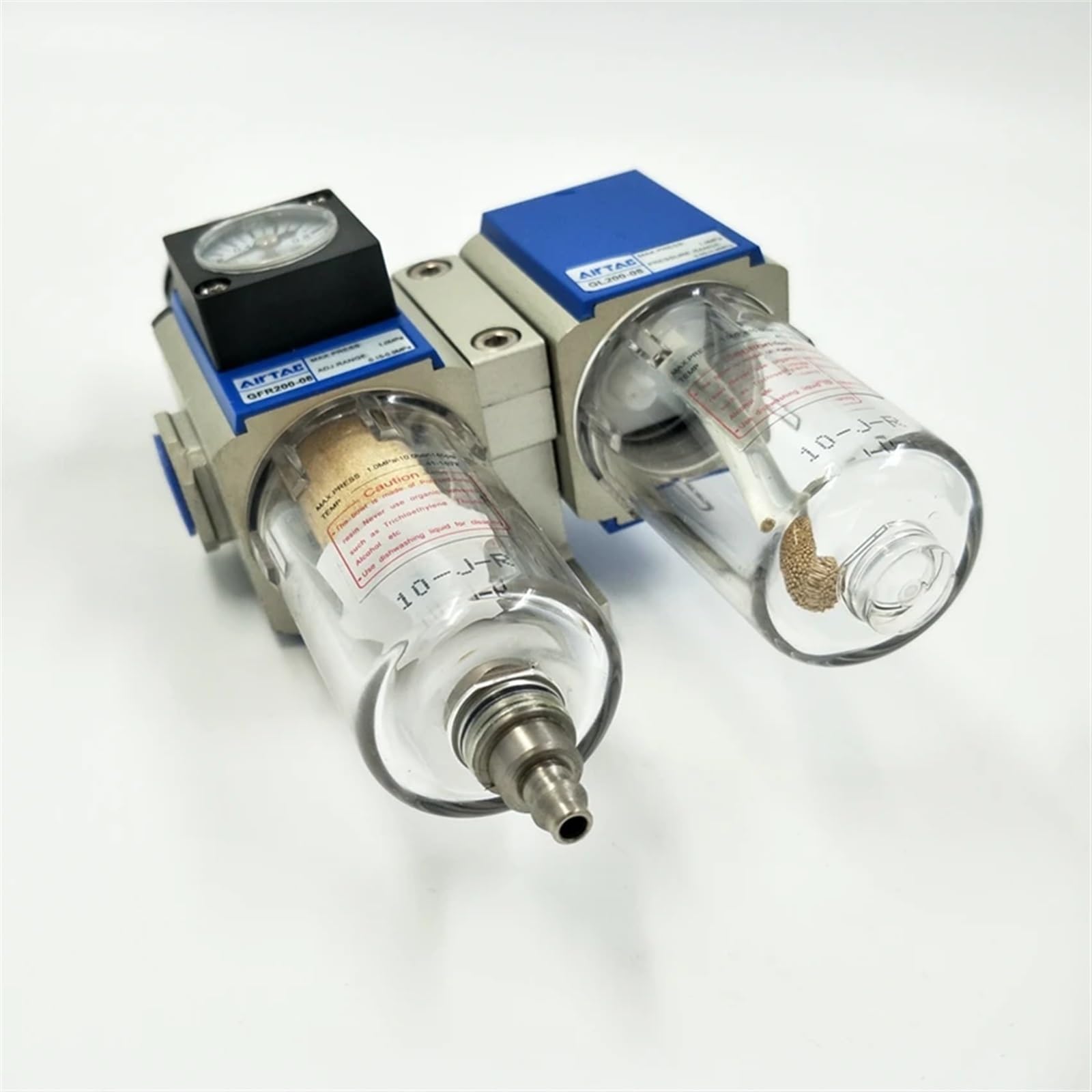 Combinaciones del lubricador del regulador del filtro de aire GFC200-08 rosca del puerto de 1/4"