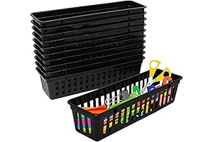 Classroom Pencil or Rubber Organizer Basket Trays, Office Supply Baskets Organization Trays...