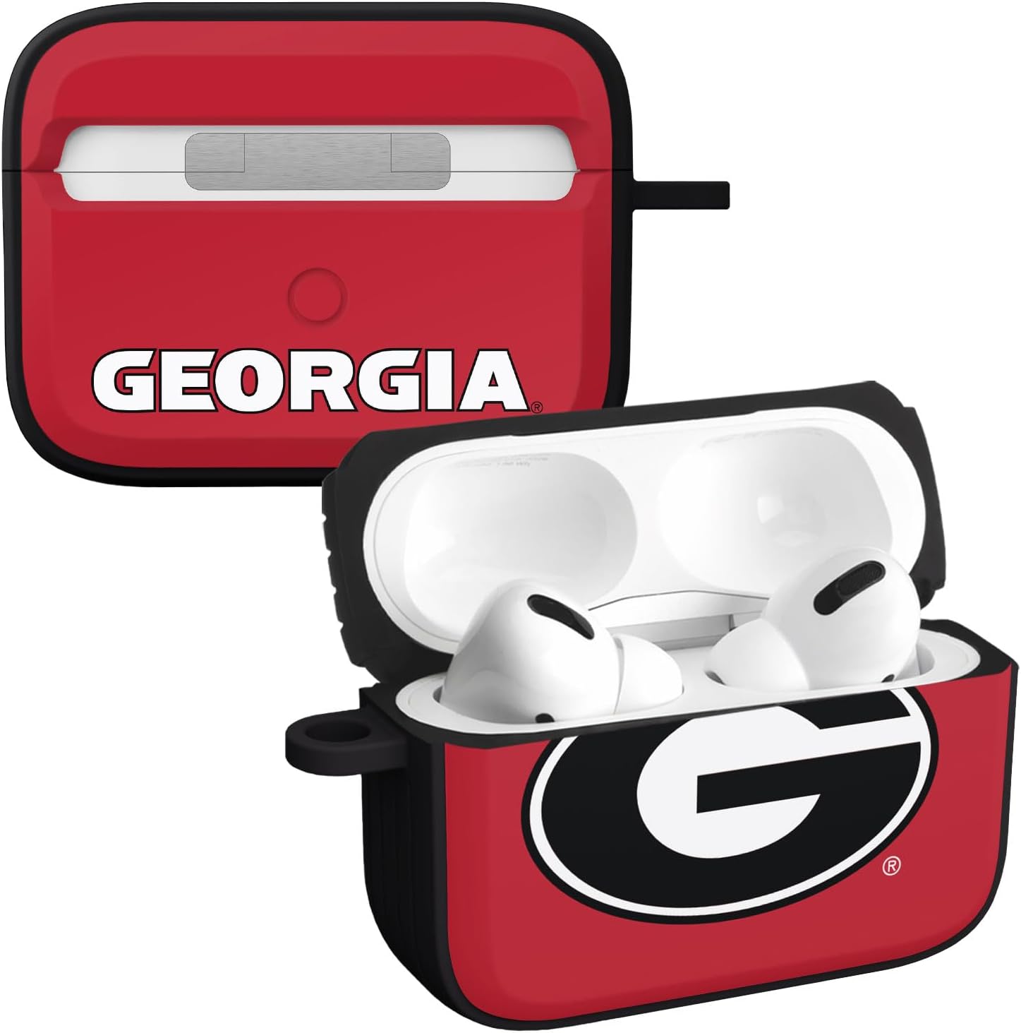 Affinity Bands Georgia Bulldogs HDX Case Cover Compatible with Apple AirPods Pro 1 & 2 (Classic)