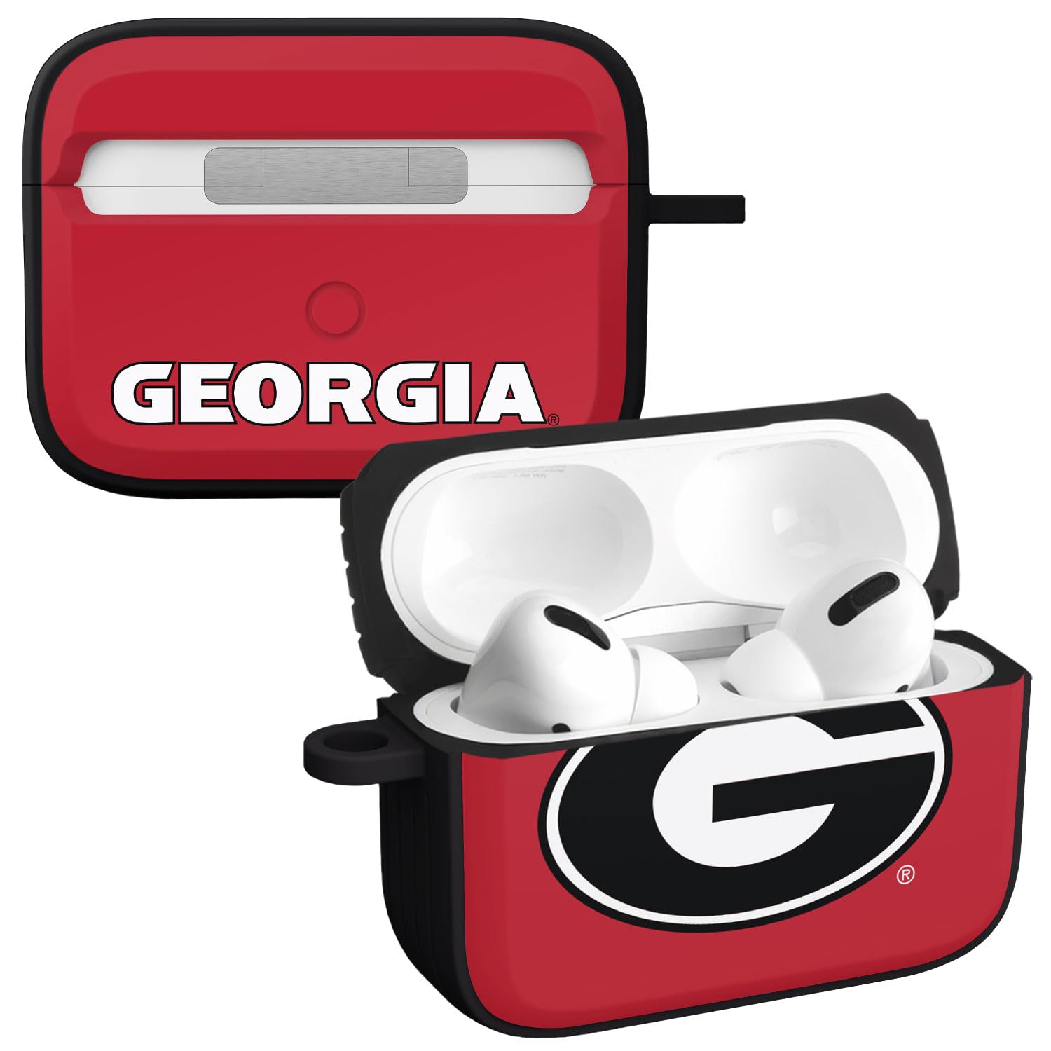 AFFINITY BANDS Georgia Bulldogs HDX Case Cover Compatible with Apple AirPods Pro 1 & 2 (Classic)